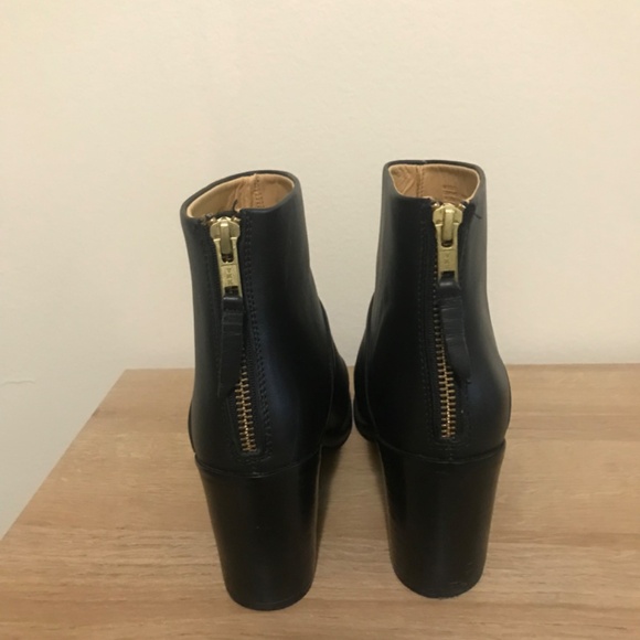 Nisolo Dari Commuter Boot- Black Ankle Booties Block Heel Size 7 - Picture 6 of 7